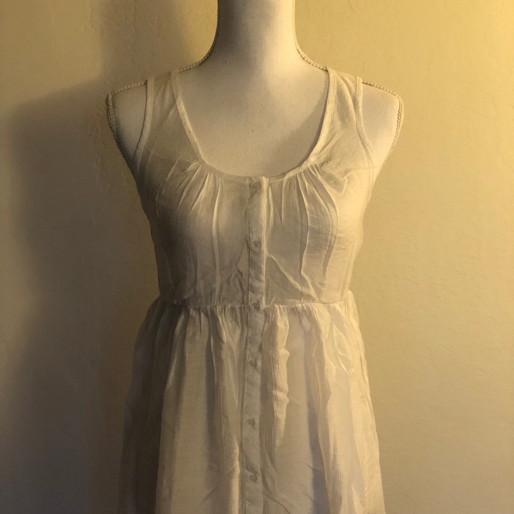 Forever 21 Lace White Tank Top